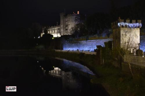 Castle Reflection By Night
