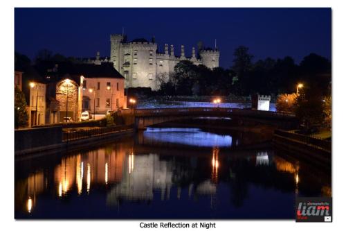 Castle Reflection at Night